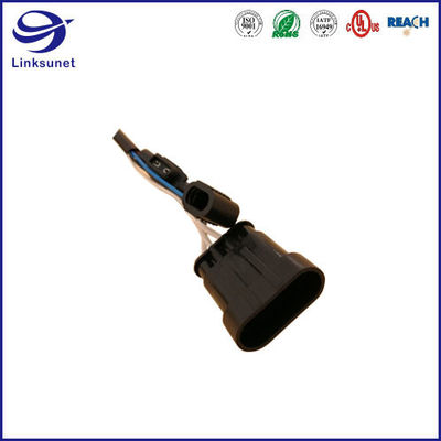 6.0mm Pitch Crimp Wire To Wire Connector Wire Harness For Car