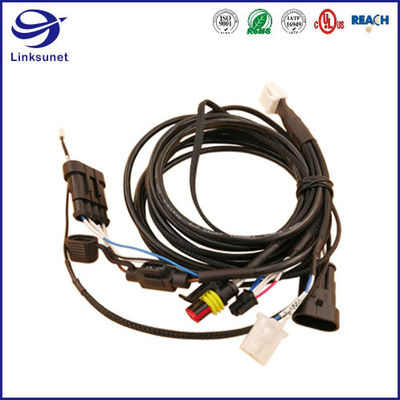 6.0mm Pitch Crimp Wire To Wire Connector Wire Harness For Car